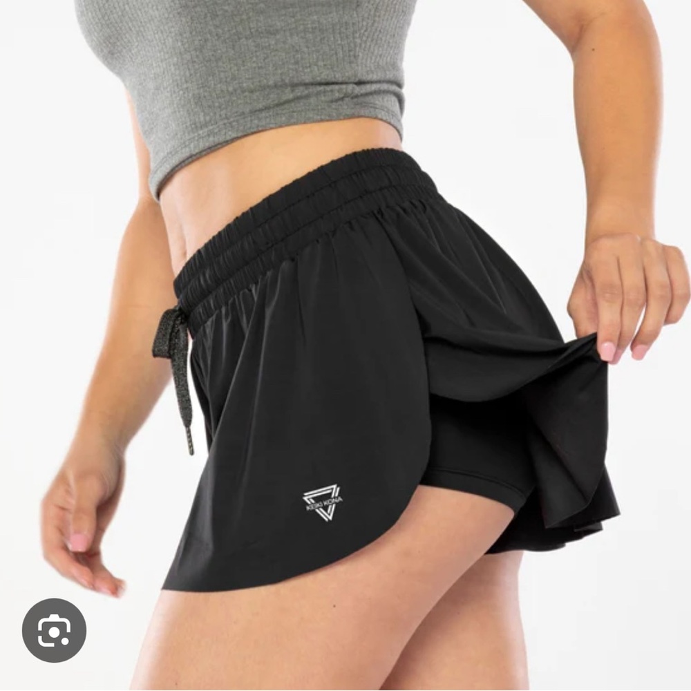 Women's Black Athletic Shorts
